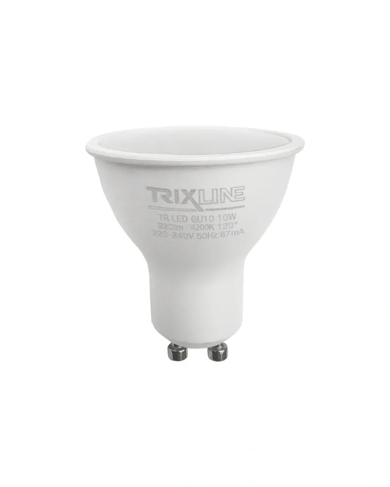 LED žiarovka Trixline 10W 920lm GU10 neutrálna biela