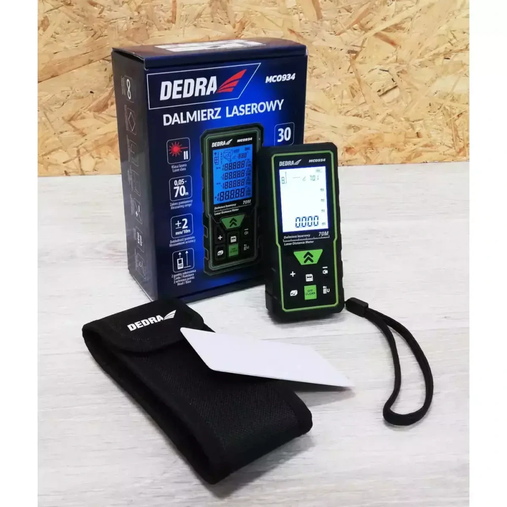 Laserový diaľkomer DEDRA 70m