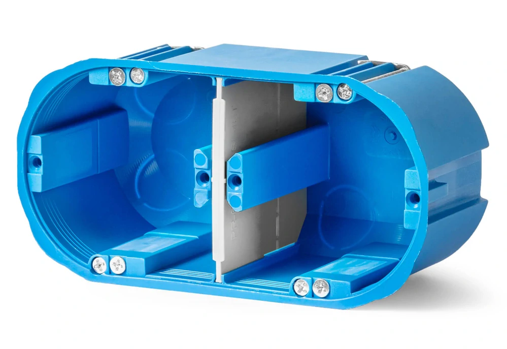 Viacpolový box na prázdne steny 2×60mm hlboký