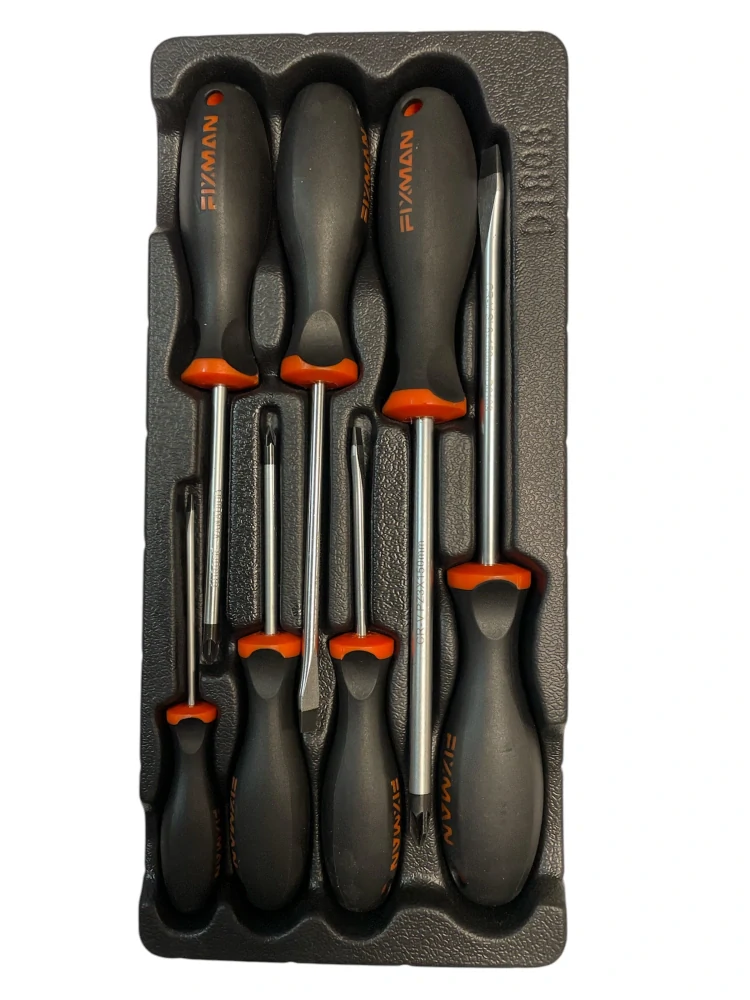 Sada plochých a krížových skrutkovačov FIXMAN