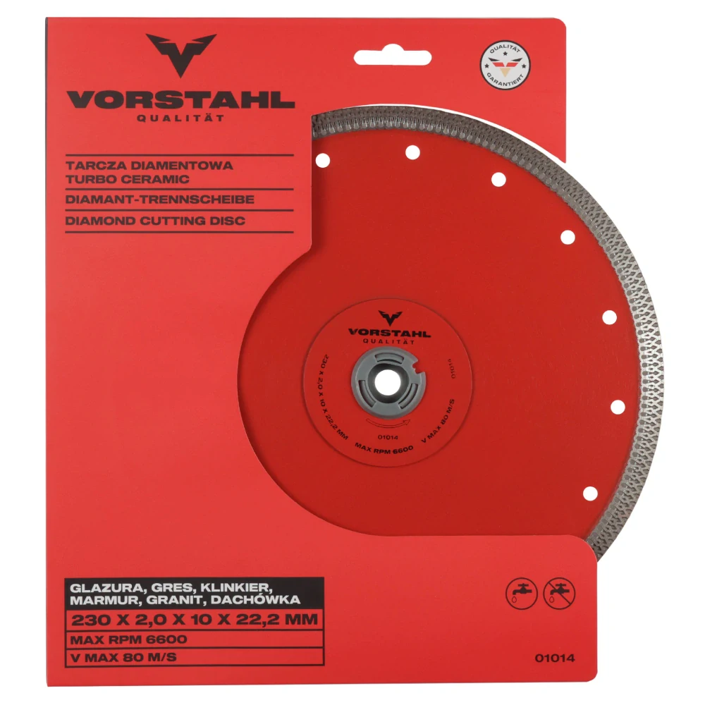 Diamantový kotúč keramický Turbo VORSTAHL 125x1,4x10x22,2mm