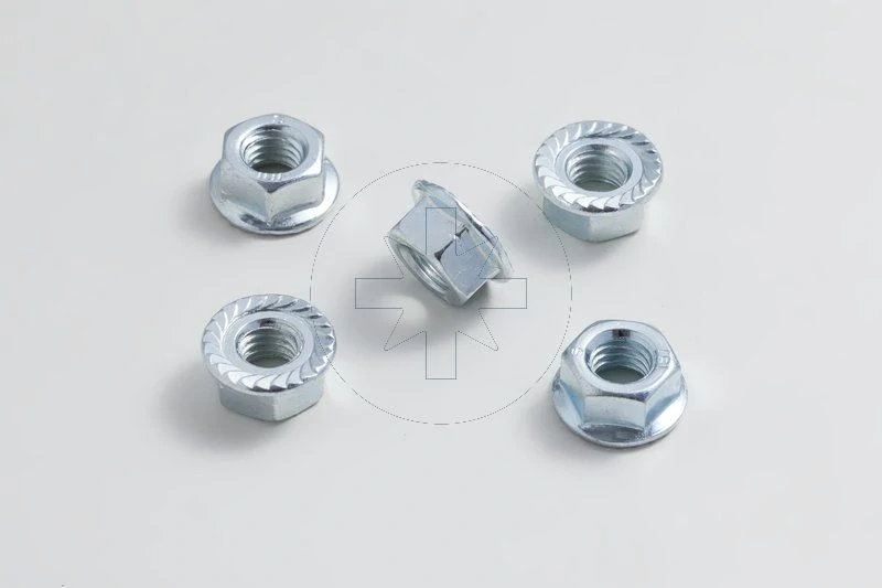 Šesťhranná prírubová matica so zámkom M8-1kg