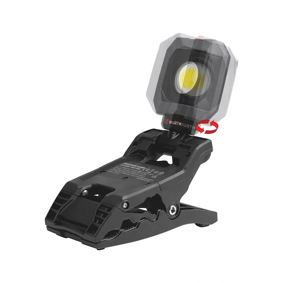 NABÍJATEĽNÁ PRACOVNÁ LED LAMPA SVORKA ERGOPOWER