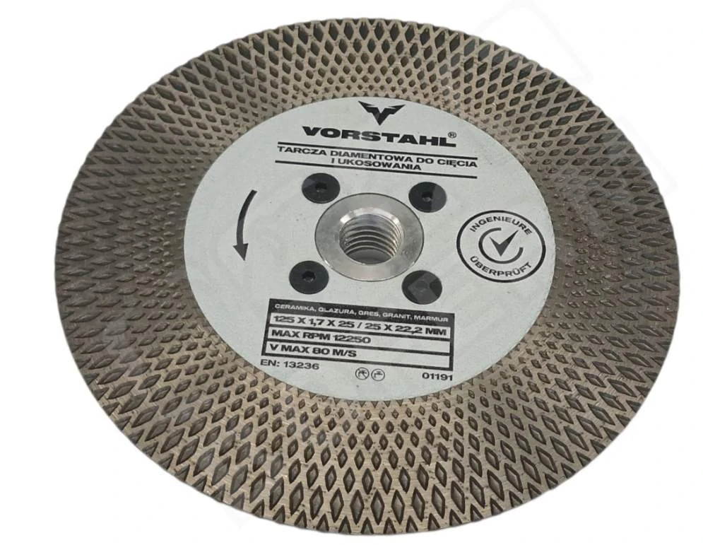 Diamantový rezný kotúč 125x1,7x25/25x22,2 mm