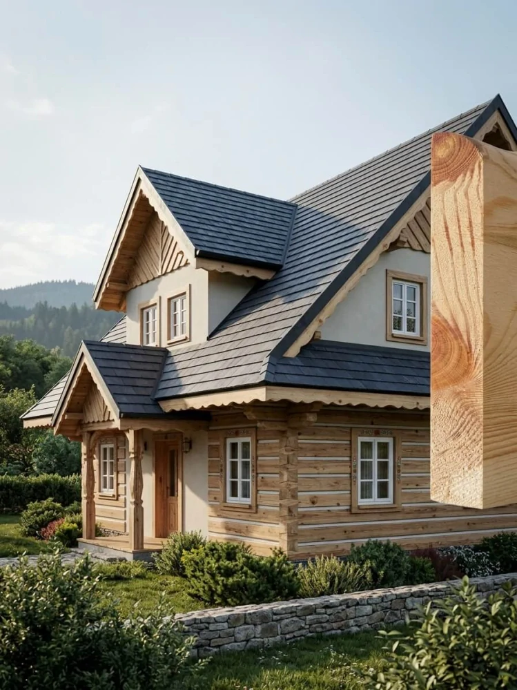 Dekoratívna lišta smreková- 90x10x2500