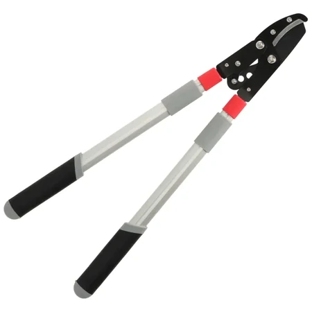 Pákové záhradné nožnice na konáre, prevod, teleskopické rukoväte