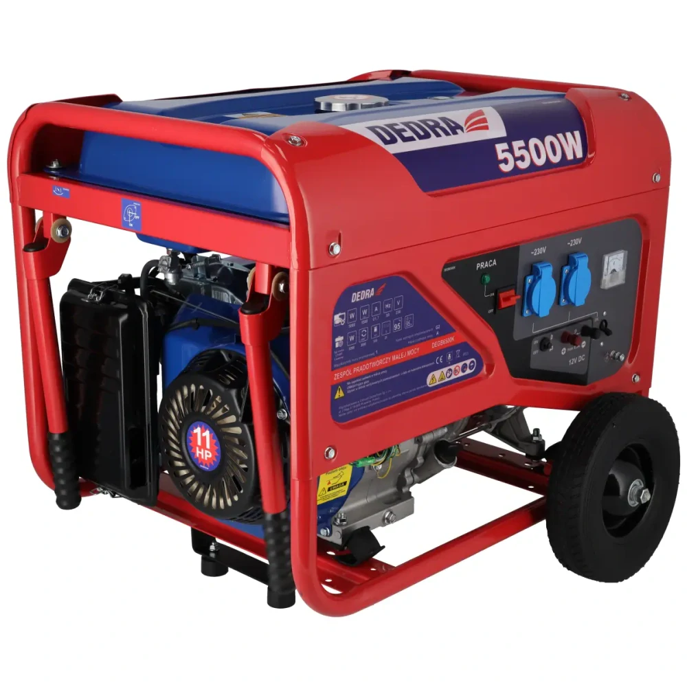 Generátor - elektrocentrála 5,5kW DEDRA DEGB6500K
