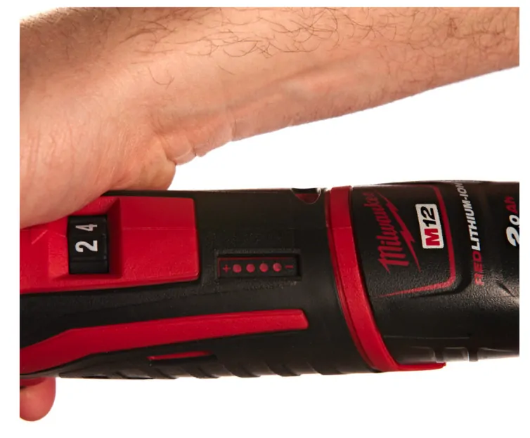 Aku vŕtací skrutkovač pravouhlý-Milwaukee-C12 RAD-202B M12™
