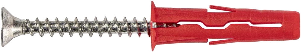 Univerzálna hmoždinka UNO 6x28mm so skrutkami, 100ks RAWLPLUG