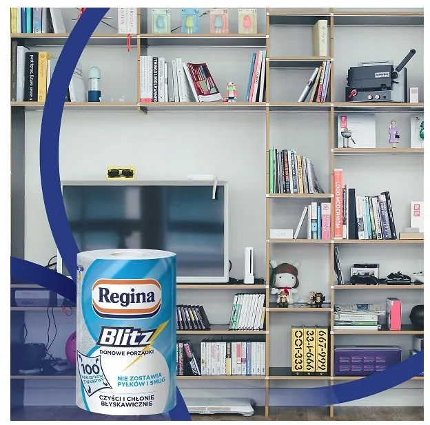 Univerzálne papierové utierky Regina Blitz, biela