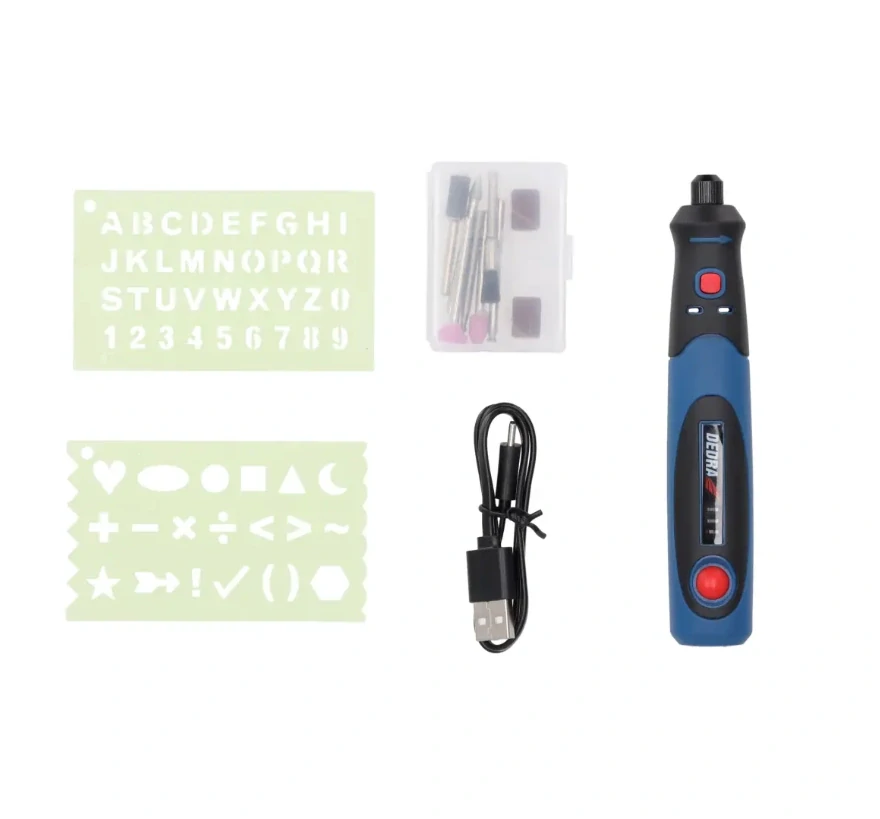 Minibrúska Dedra 3,6 V, bezdrôtová USB