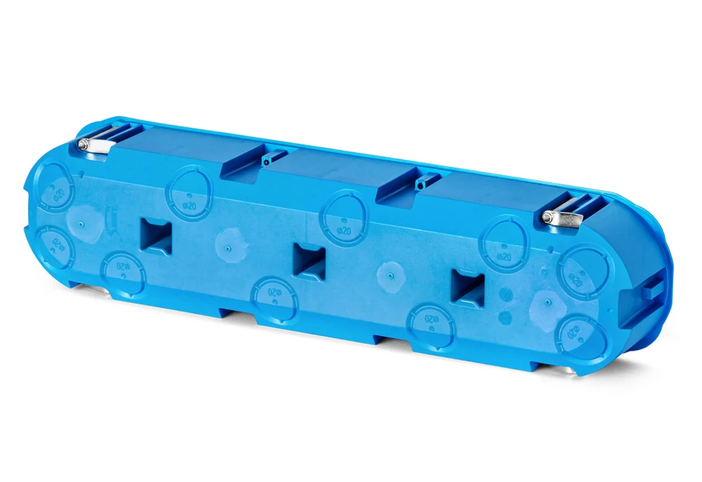 Viacpolový box na prázdne steny 4×60mm hlboký
