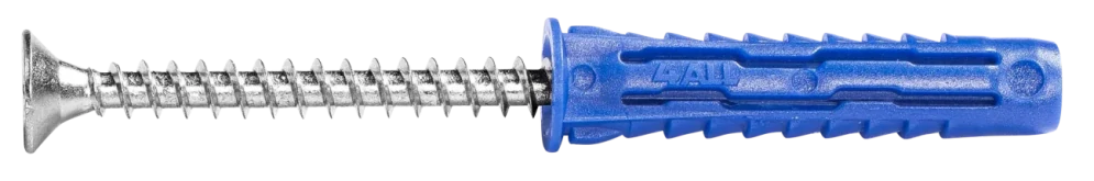 Univerzálna hmoždinka 8x65 mm so skrutkou 5,0x80mm plastový box 40ks