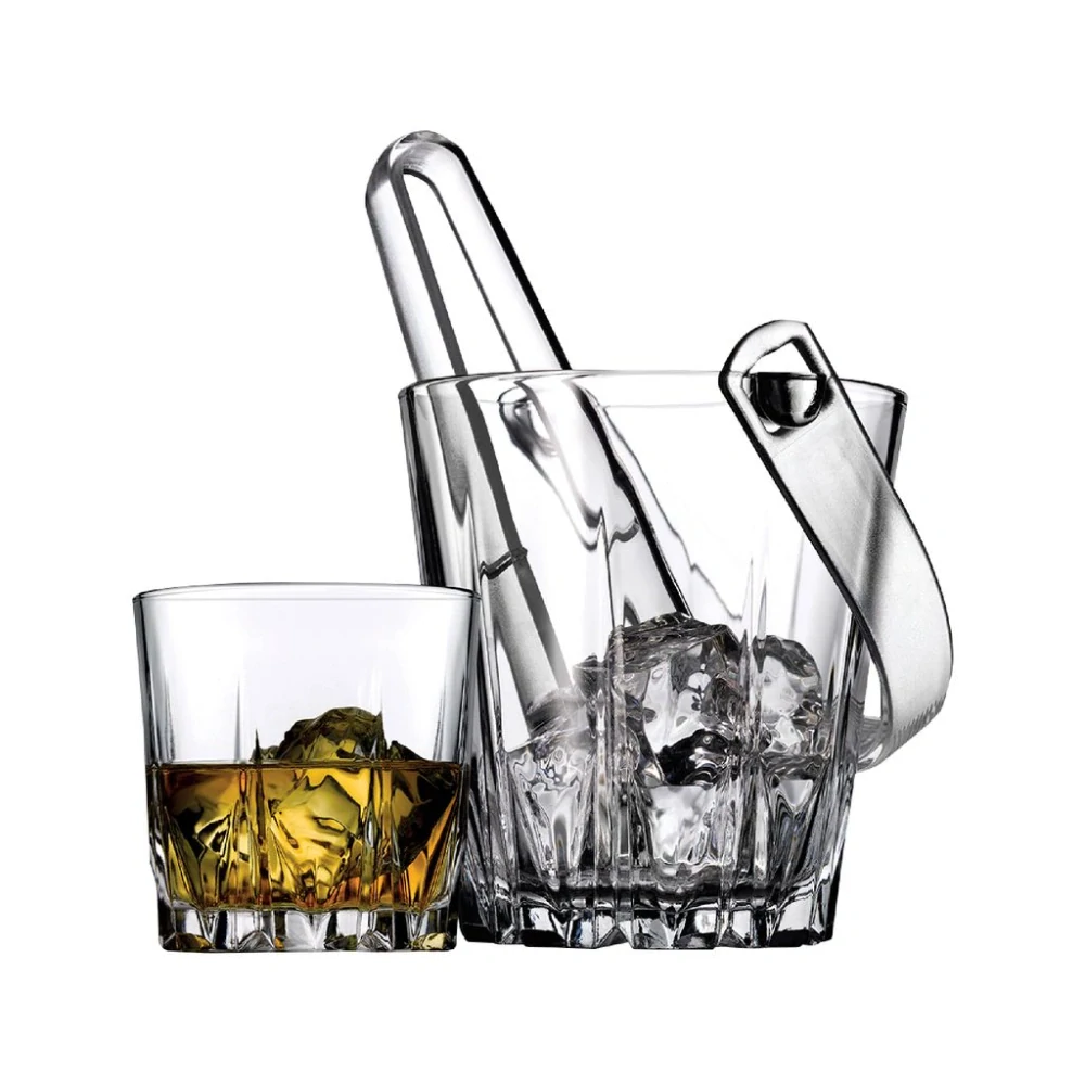 Vedro na ľad a klieštiky Karat 800ml PASABAHCE