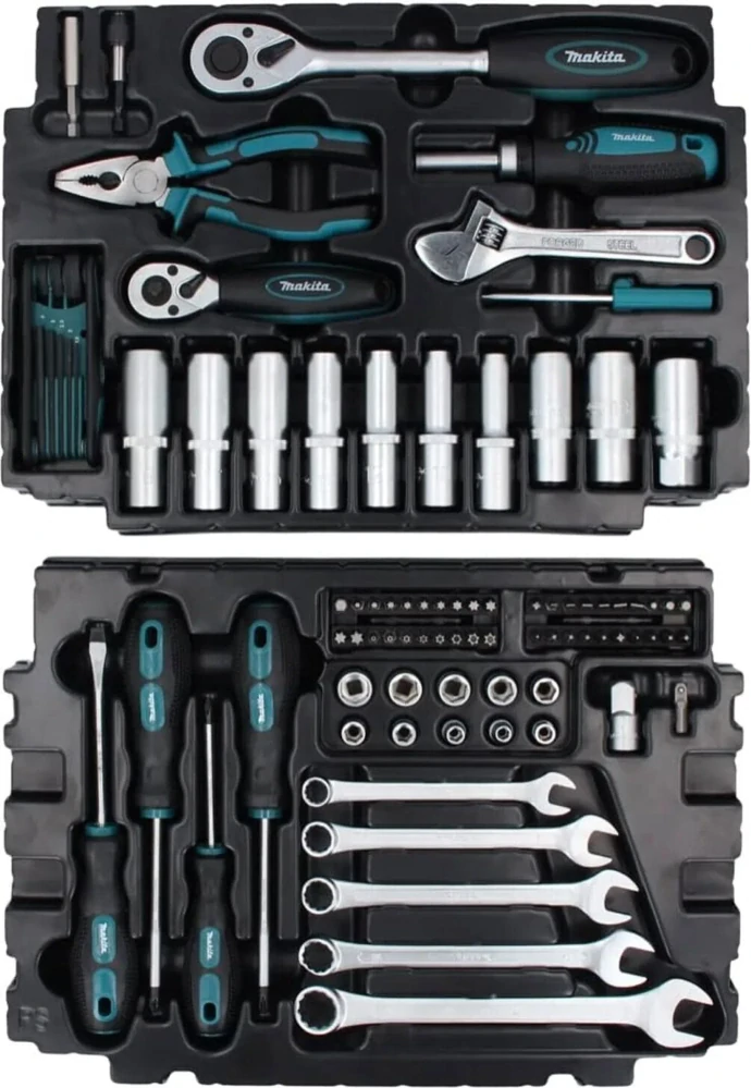MAKITA E-11542 sada náradia 87-dielna