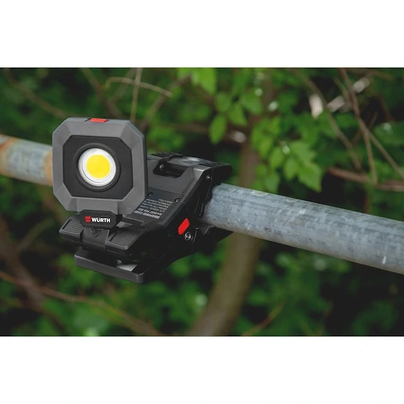 NABÍJATEĽNÁ PRACOVNÁ LED LAMPA SVORKA ERGOPOWER