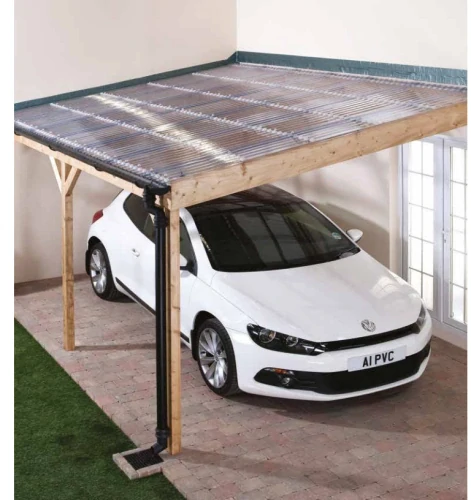 PVC profilovaná vlnitá doska 900x2000x0,8 vlna 76/18
