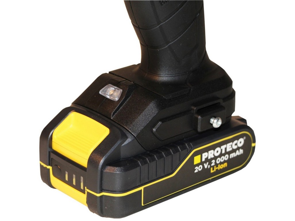 Akumulátorová vŕtačka s príklepom-Proteco-2-13mm-20V
