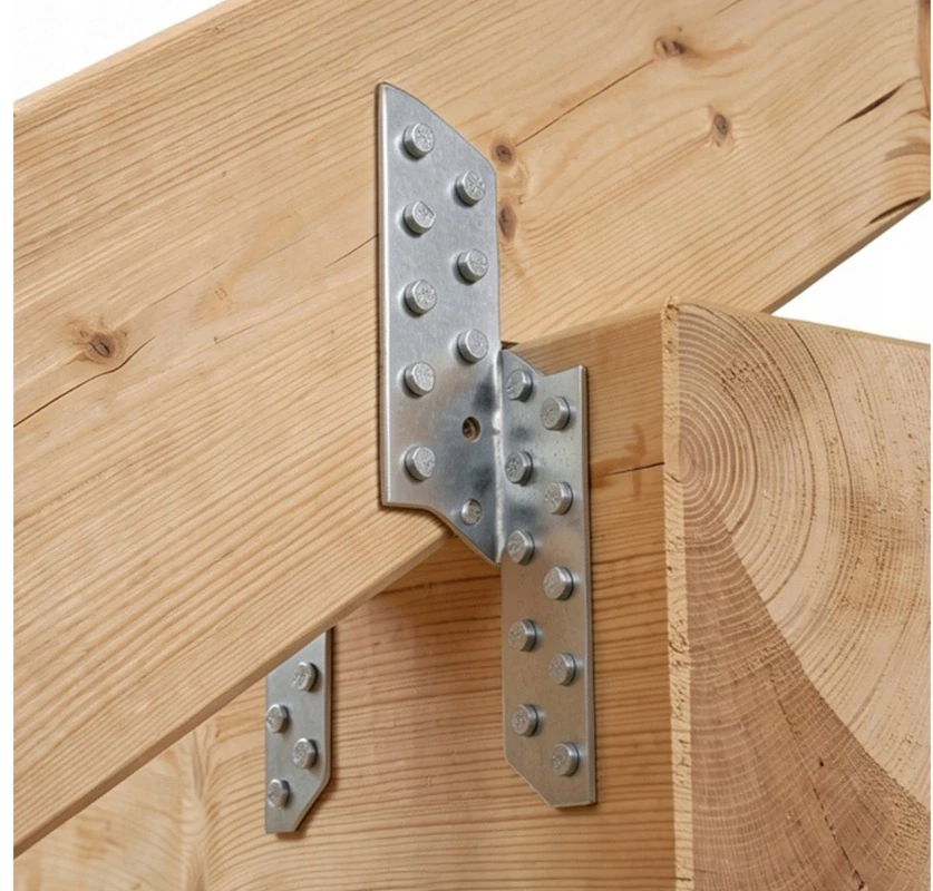 Spojka väznice krokvy-170mm-40x40x2mm Prava