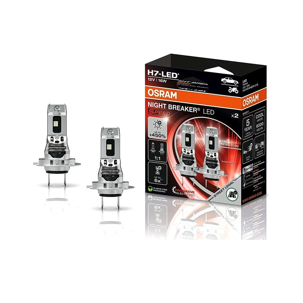 Žiarovka OSRAM AUTO NIGHT BREAKER LED SPEED H7 450