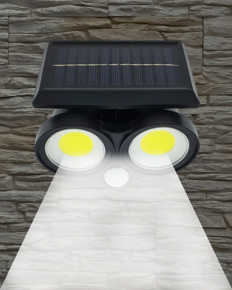 LED solárne svetlo 10W so senzorom pohybu TRIXLINE TR