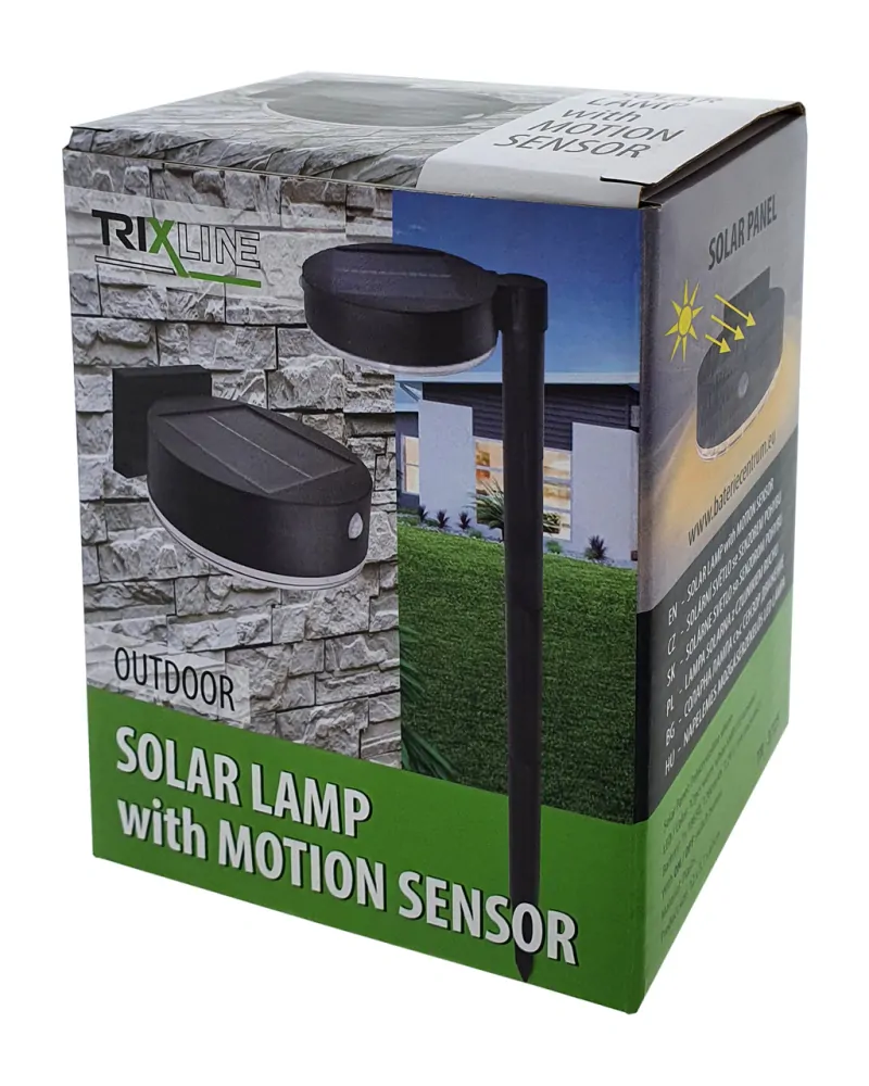 Solárne svetlo so senzorom pohybu HD-372S TRIXLINE