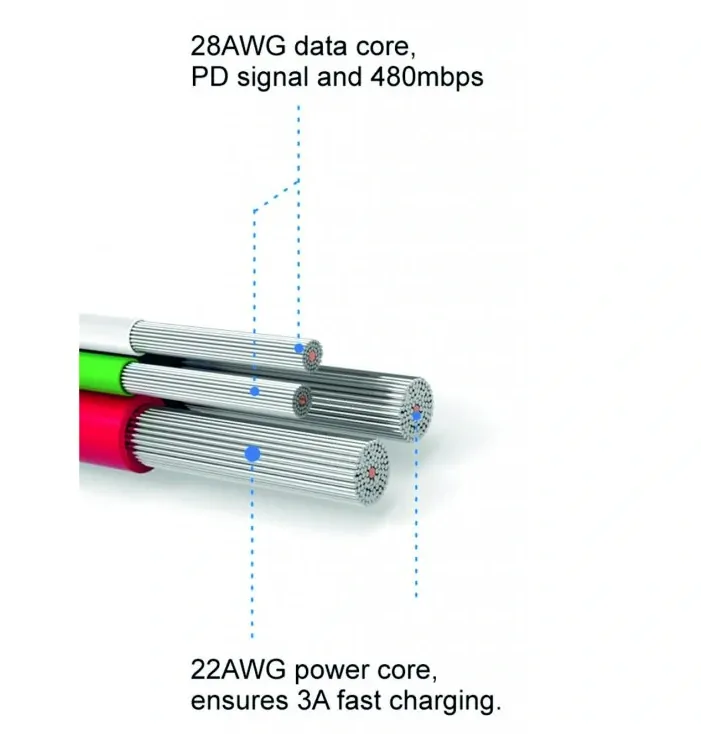 SWISSTEN datový kabel USB-A / USB-C, s textilním opletem, délka 2,0 m