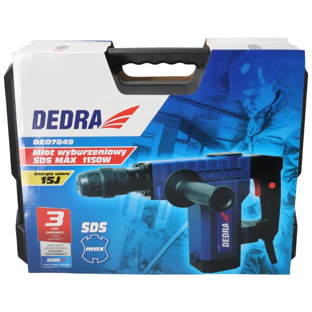 Buracie kladivo SDS MAX 1150W DEDRA