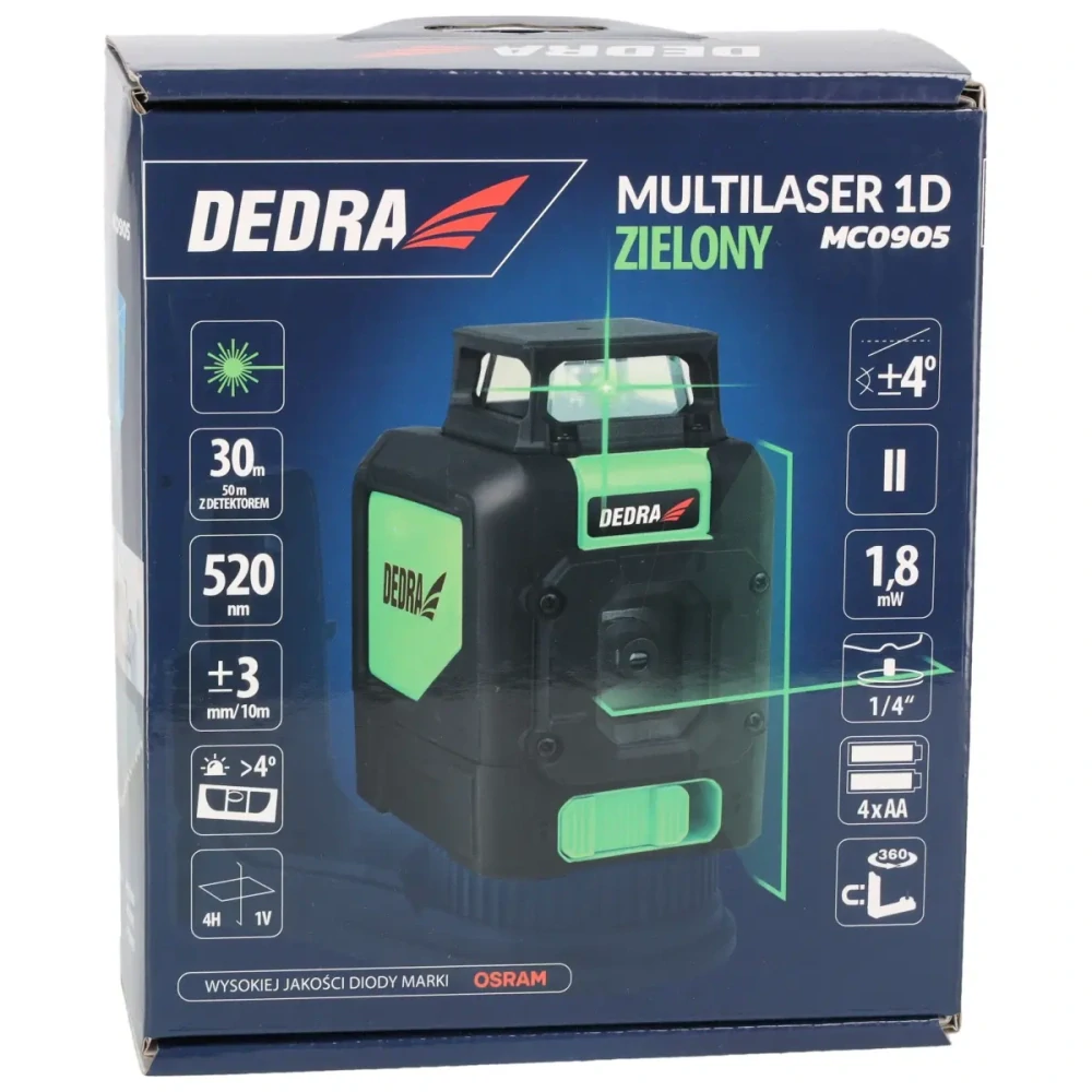Multilaser 1D, zelený