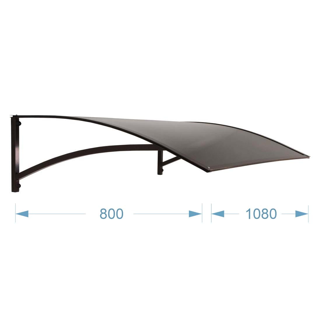 ARCO strieška nad dvere hneda PRO-108x80cm