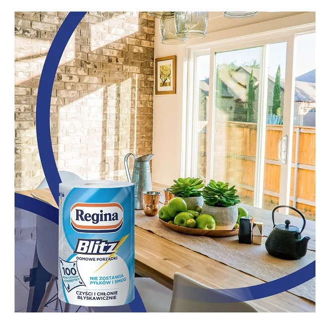 Univerzálne papierové utierky Regina Blitz, biela