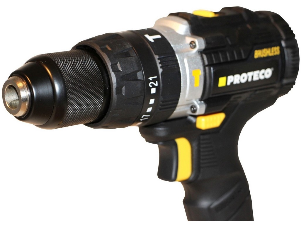 Akumulátorová vŕtačka s príklepom-Proteco-2-13mm-20V