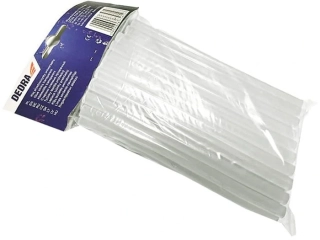 Tavné tyčinky transparentné DEDRA-11,2x200mm-1kg