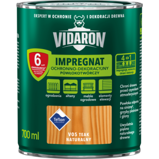 Vidaron impregnačný náter-prírodný teak-700ml