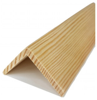 Smreková vonkajšia rohová lišta-40x40x1000
