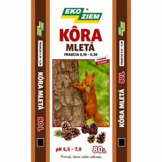 Kôra mletá borovicova 30-80mm-80l