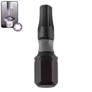 Priklepove skrutkove bity Torx T15x25mm 2ks DEDRA 