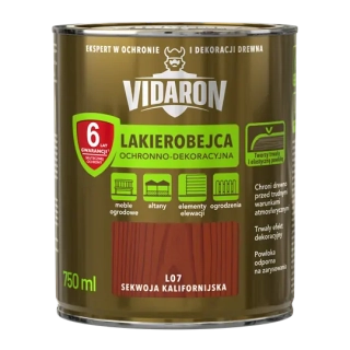 Lakova lazúra VIDARON L07 Kalifornská sekvoja 0,75l
