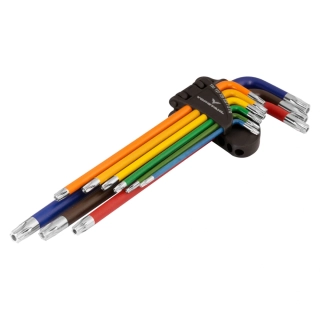 Sada extra dlhých kľúčov TORX 9ks