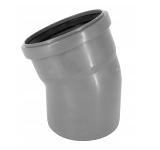 Kanalizačné koleno 110/15° PCV