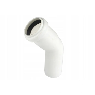 Kanalizačné koleno HTplus 32/45° PP
