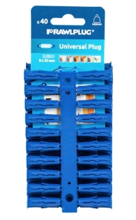 Univerzálna hmoždinka 8x32mm-papierová visačka-40ks