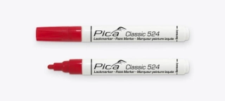 Priemyselná fixka Pica Classic 524 červená