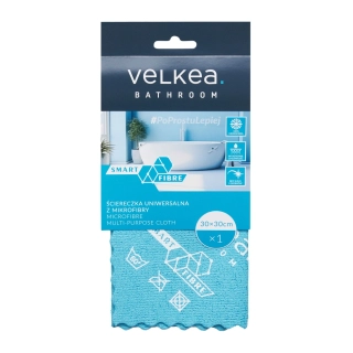 Univerzálna čistiaca utierka do kúpeľne Smart Fibre 30 x 30cm VELKEA